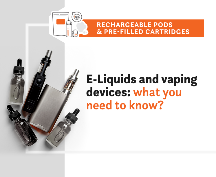e-liquids and vaping devices
