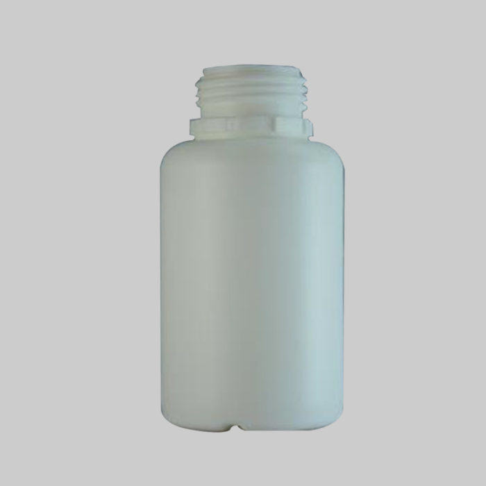 White 250ml HDPE bottle