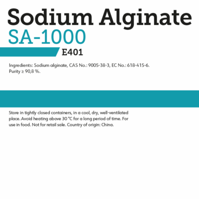 Nicotine Pouch Raw Materials as 3 sodium alginate sa1000