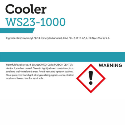 Nicotine Pouch Raw Materials cooler ws23 1000