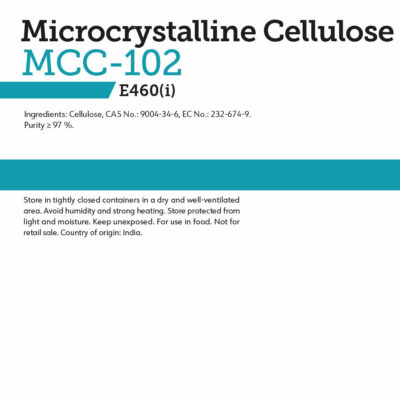 Nicotine Pouch Raw Materials microcrystalline cellulose mcc 102 20kg 1