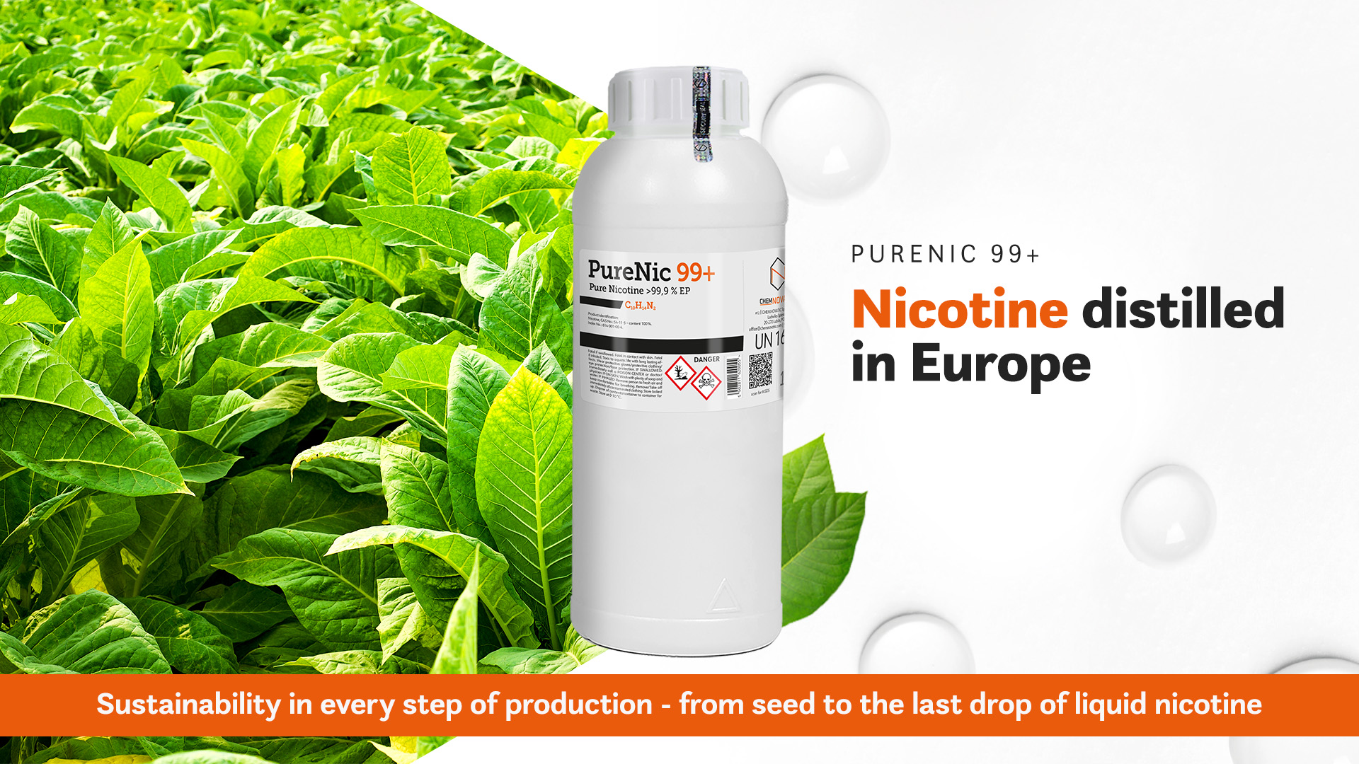 STC nicotine distilled in Europe