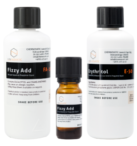 2 bottles of fizzy add and 1 of erythritol