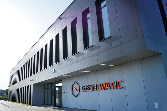 a photo of chemnovatic's new HQ - entrance