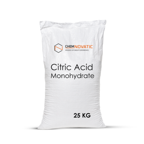 a bag of citric acid monohydrate 25kg