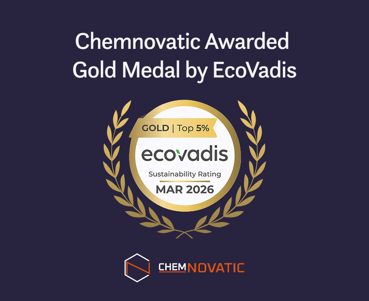 Chemnovatic erhält die Goldmedaille von EcoVadis