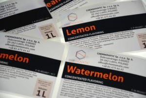 chemnovatic flavourings labels
