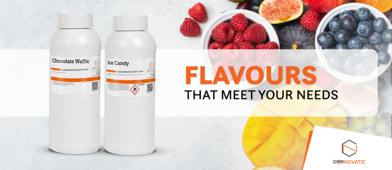 2 chemnovatic molinberry aromas, fruits, and a text: flavours that meet your needs